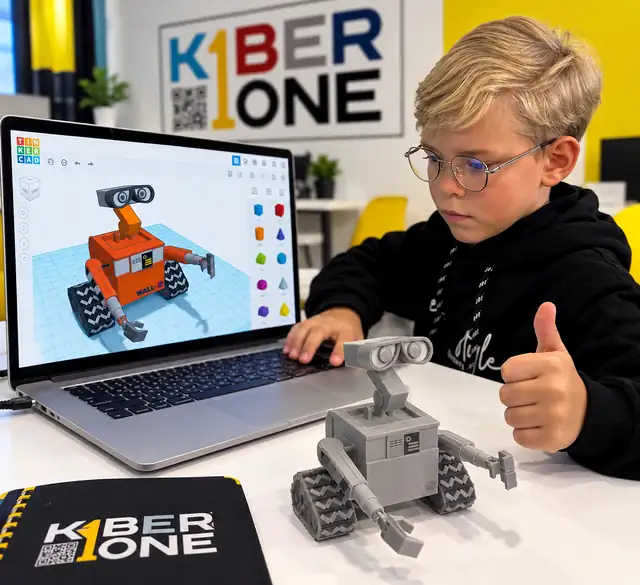 Tinkercad + 3D-друк: Робот: з екрана — в руки